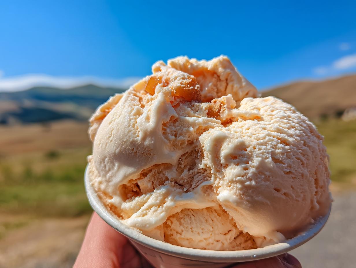 Easy Peach Ice Cream No Machine: 1 Creamy Win