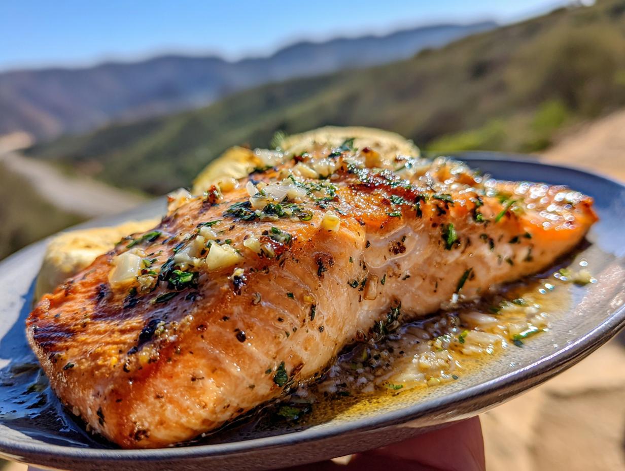 Shocking Garlic Butter Salmon in 20 Minutes