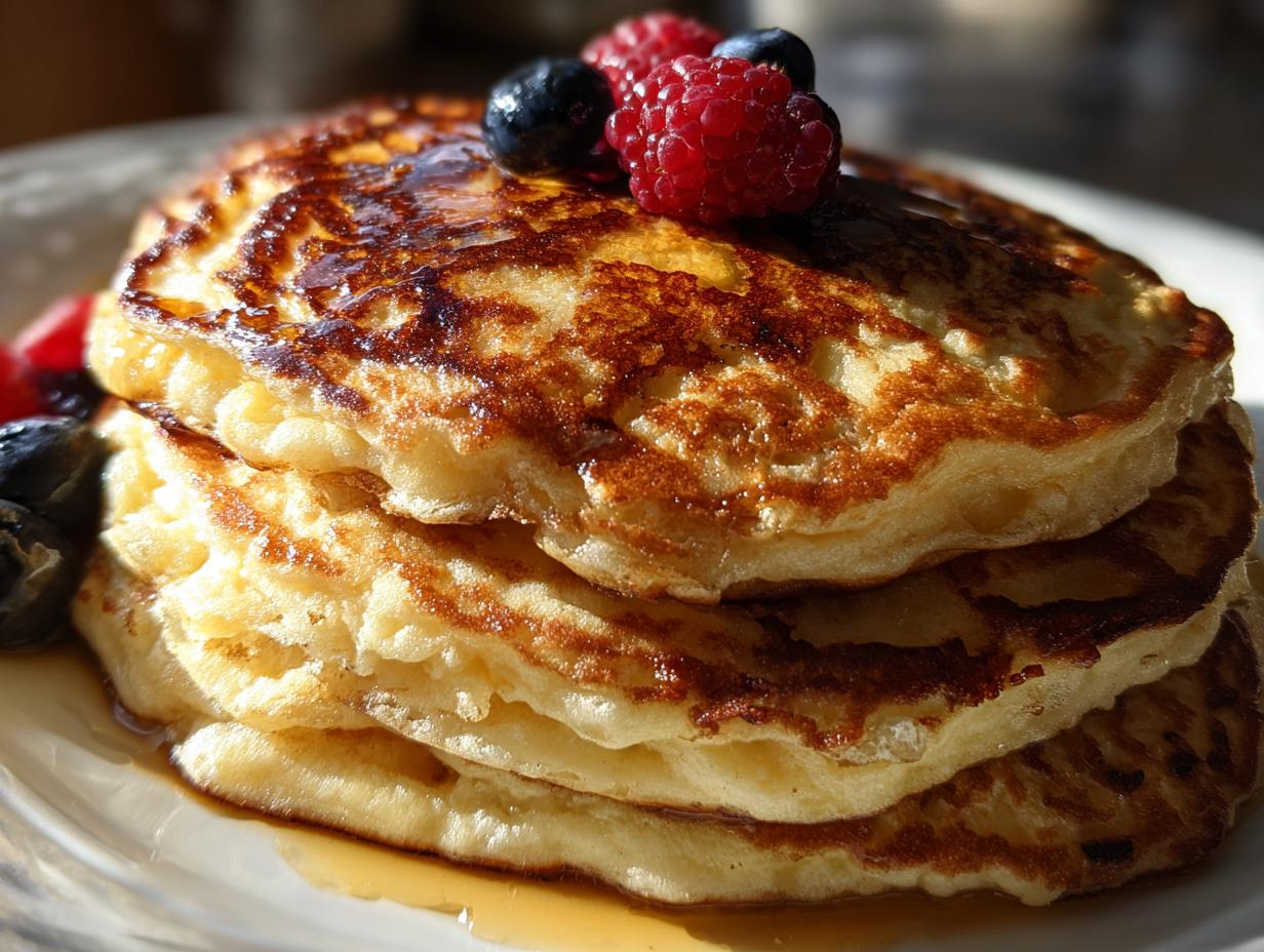 Amazing Healthy Cottage Cheese Pancakes 19g Protein