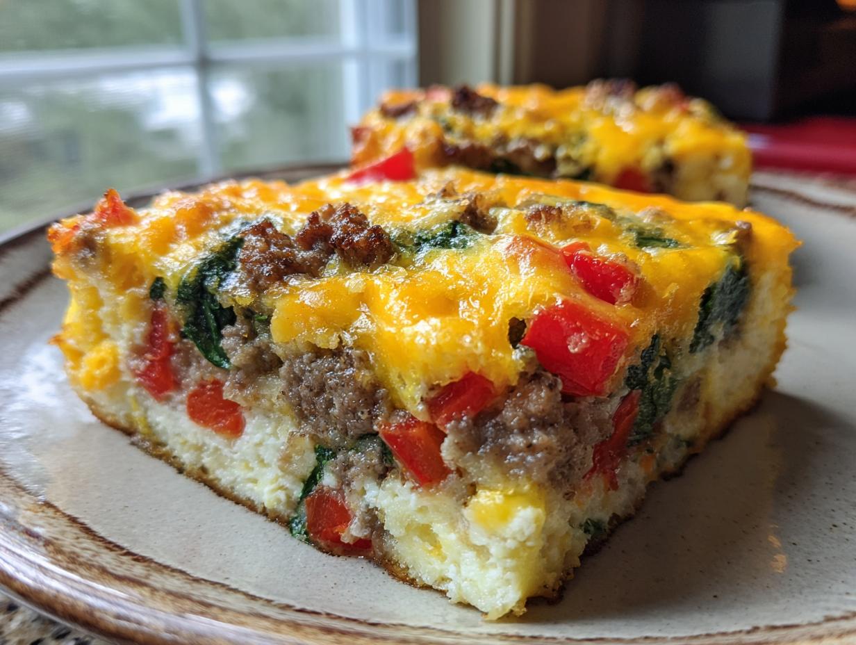 Amazing High Protein Egg Bake Casserole