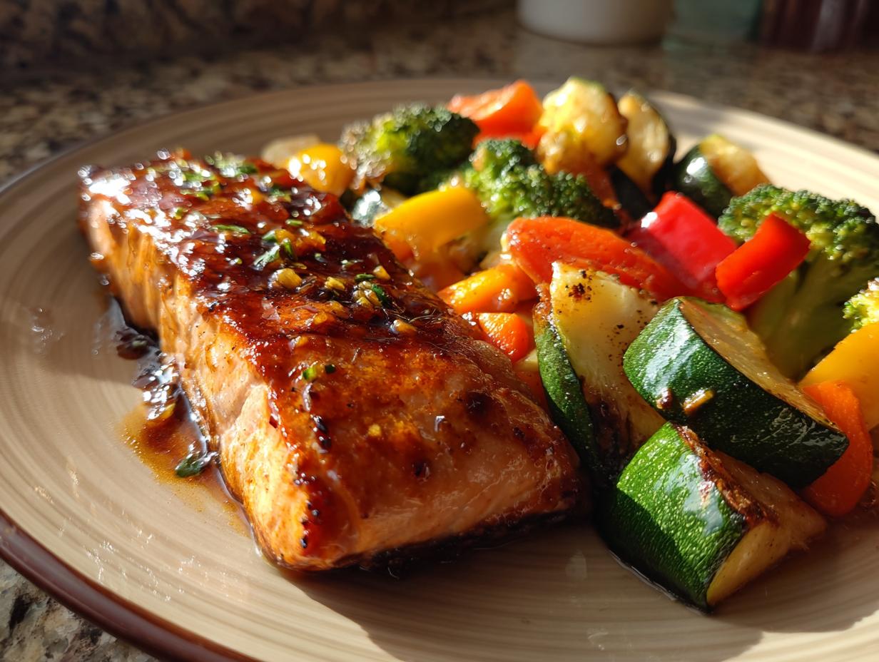 Amazing 30-Min Honey Garlic Salmon Dinner