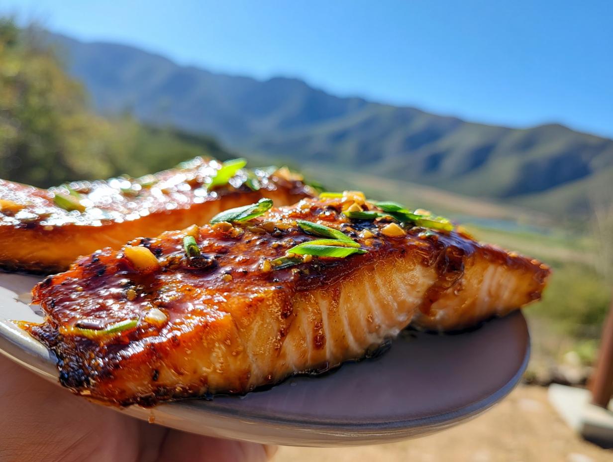 25-Minute honey glazed salmon, truly great
