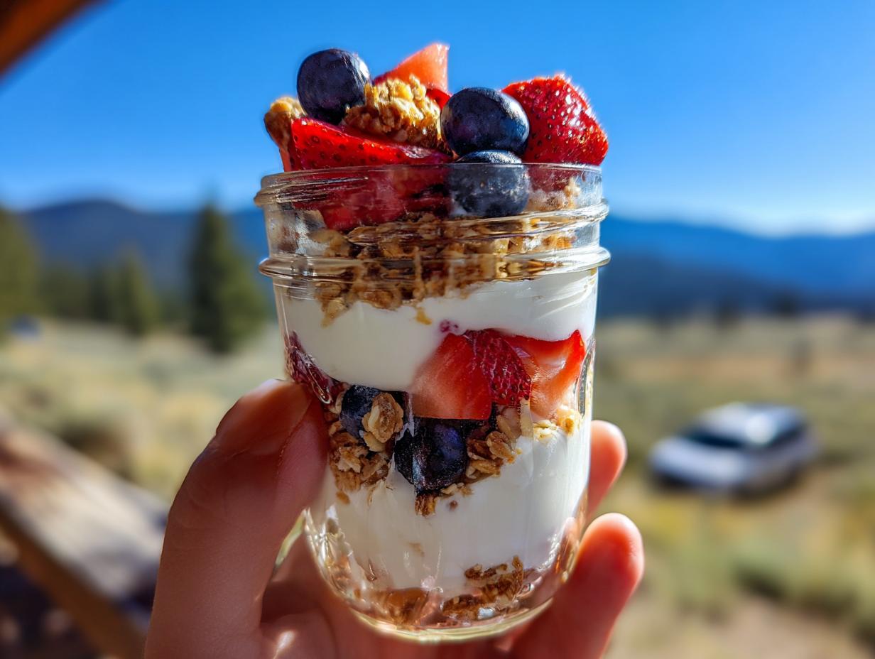 10-Min Light Summer Dessert with Greek Yogurt Joy