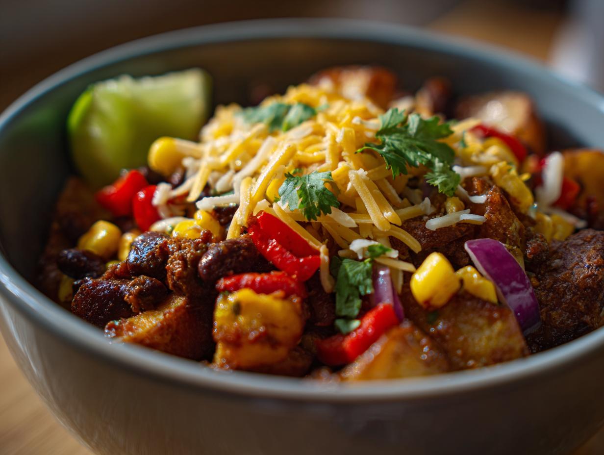 Loaded Potato Taco Meal Prep: 4 Delicious Bowls