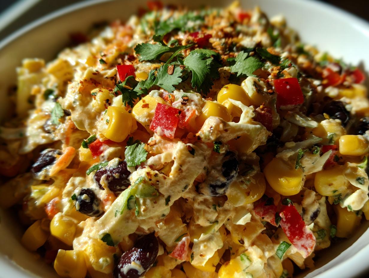 Amazing Mexican Street Corn Coleslaw: 15 Min