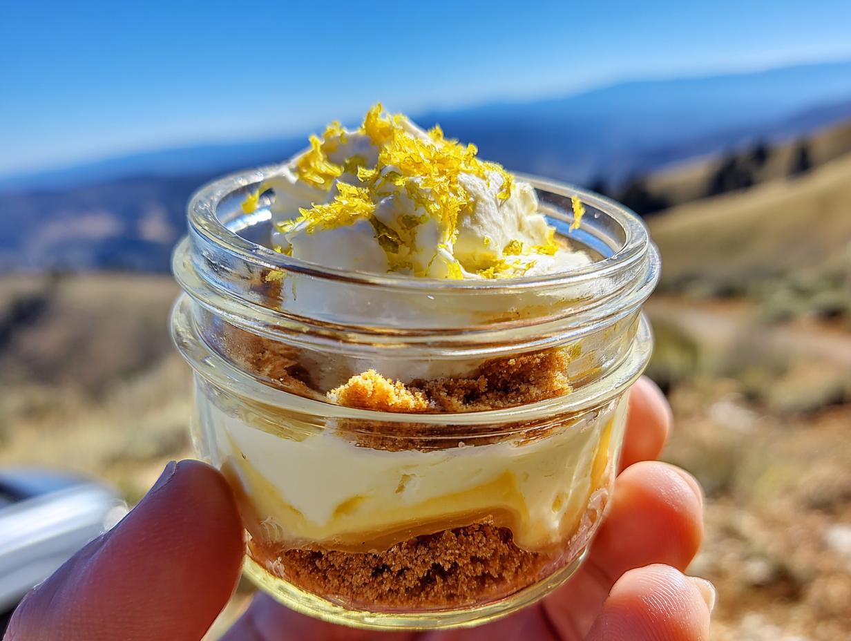 10 Minute no bake lemon dessert Joy