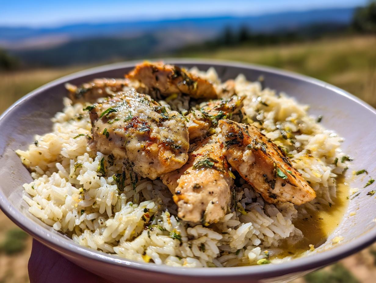 35 Minute Lemon Chicken with Rice One Pan Joy