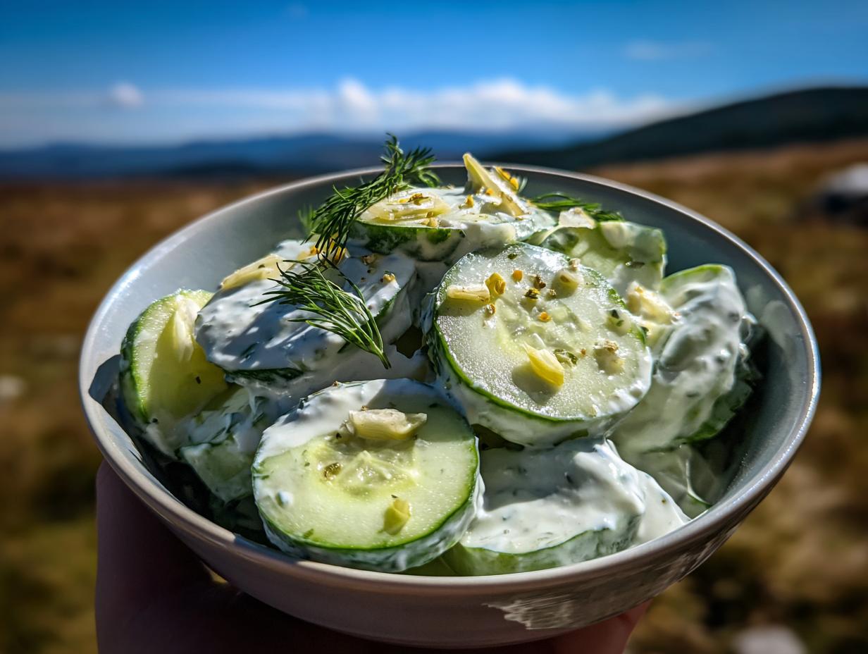 Refreshing Cucumber Yogurt Salad: 15 Min Joy