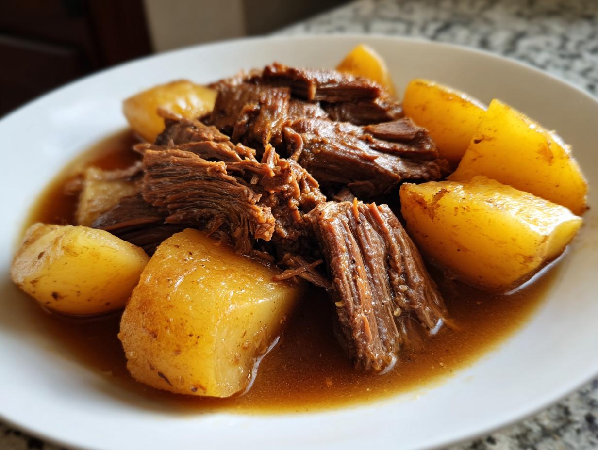 Tender Slow Cooker Chuck Roast and Potatoes 4 Ways