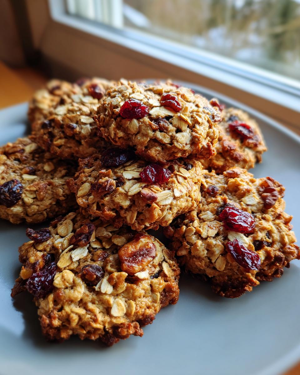 Easy Banana Oat Breakfast Cookies: 1 Bowl Wonder