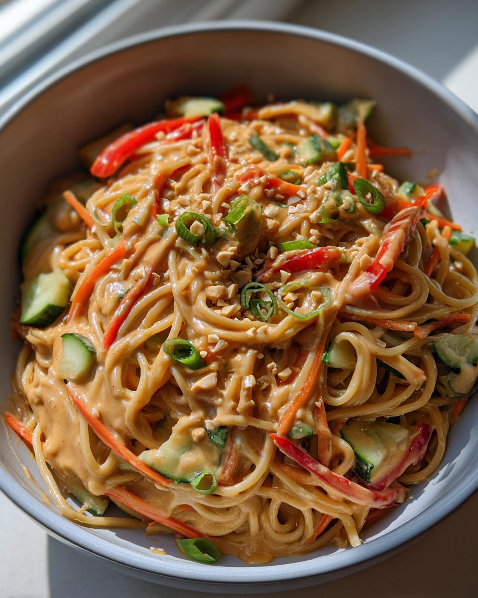 30-Min Cold Peanut Noodles: Quick & Delicious