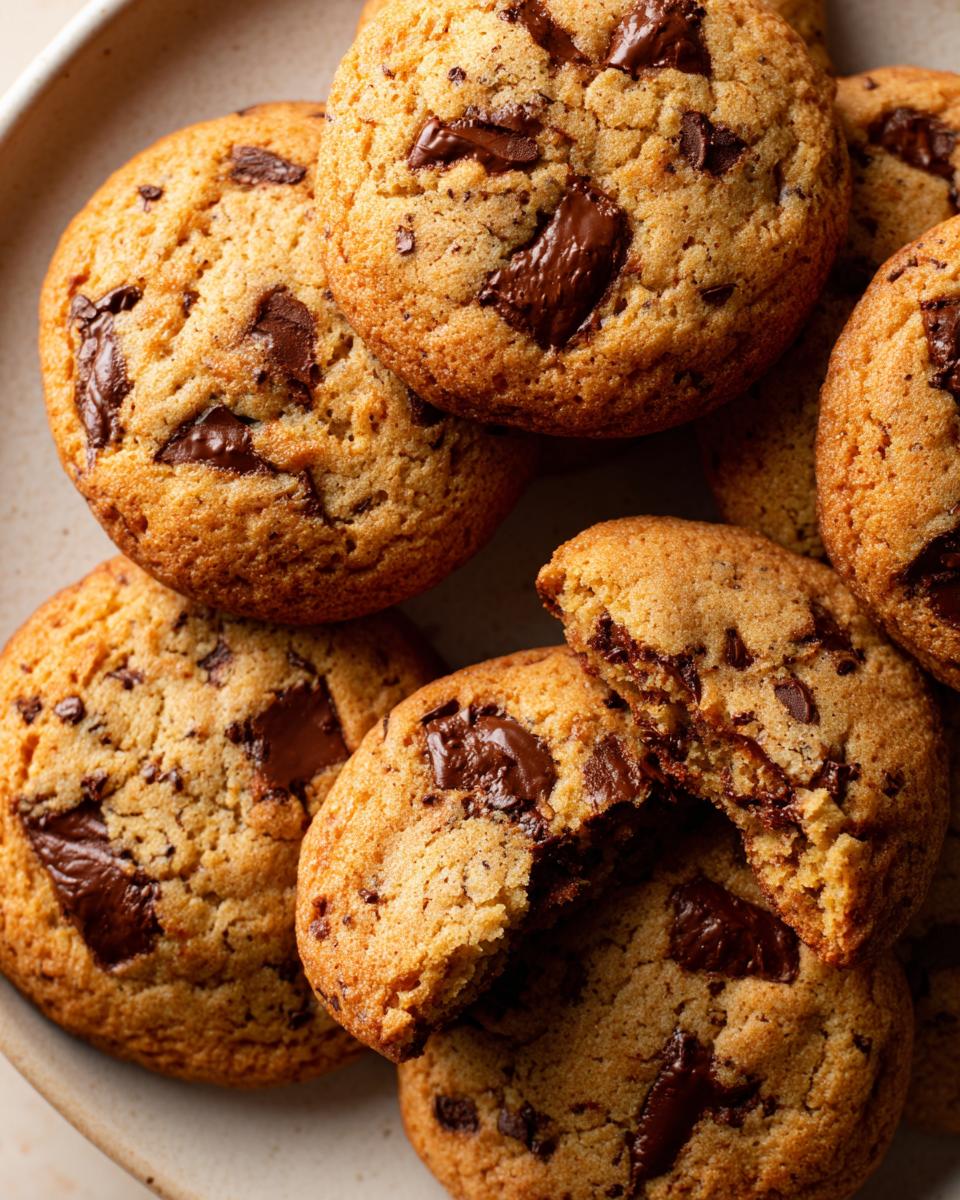 Tender Cottage Cheese Chocolate Chip Cookies