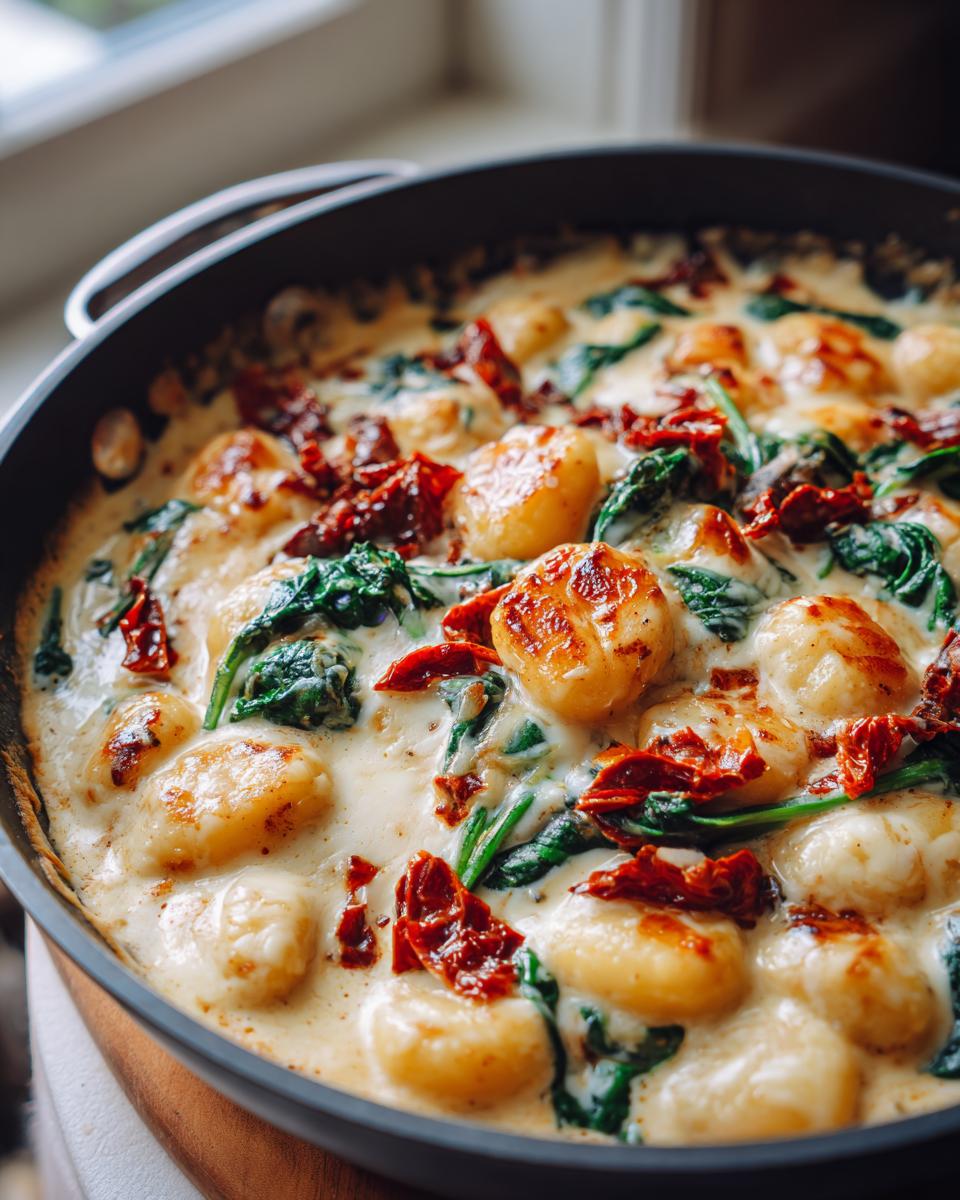 Speedy Creamy Sun Dried Tomato Gnocchi Joy
