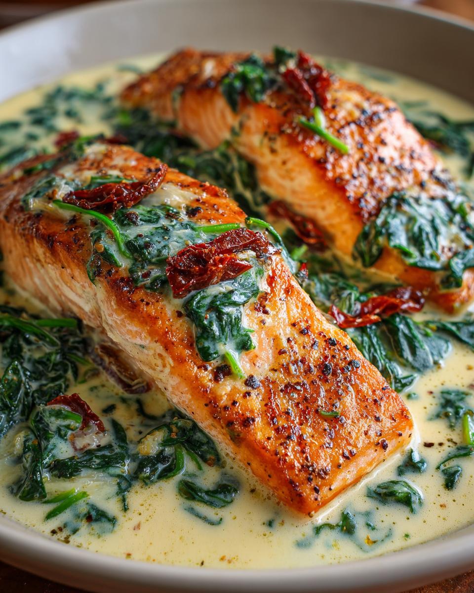 30 Minute Creamy Tuscan Salmon Magic