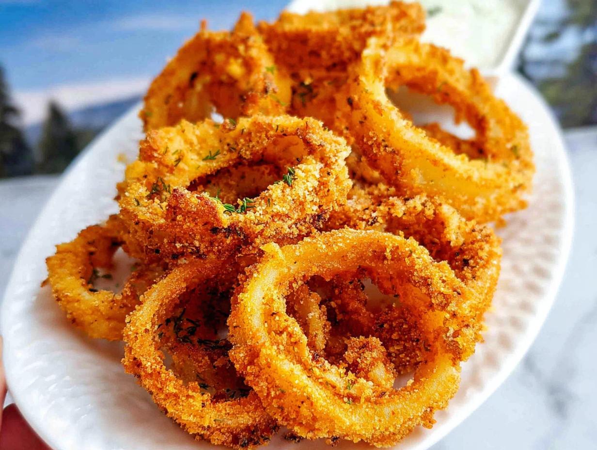 Shocking 8-Minute Crispy Keto Onion Rings