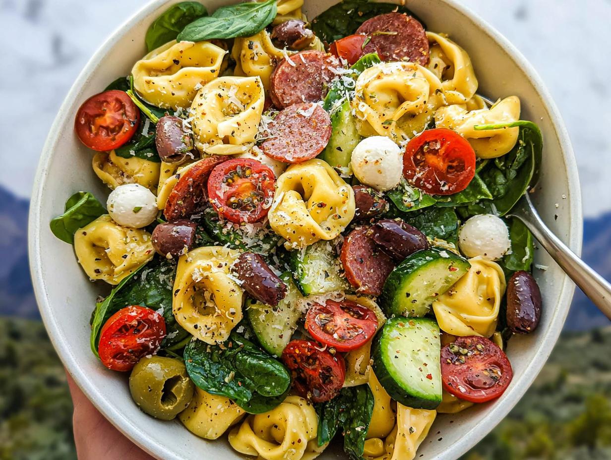 5-Star Fresh Italian Tortellini Pasta Salad Joy