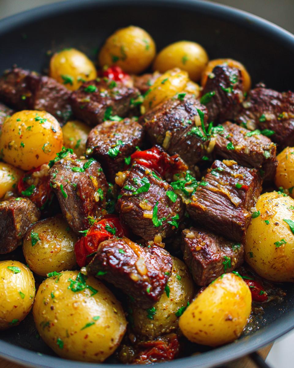 Perfect Garlic Butter Steak and Potatoes: 30 Min