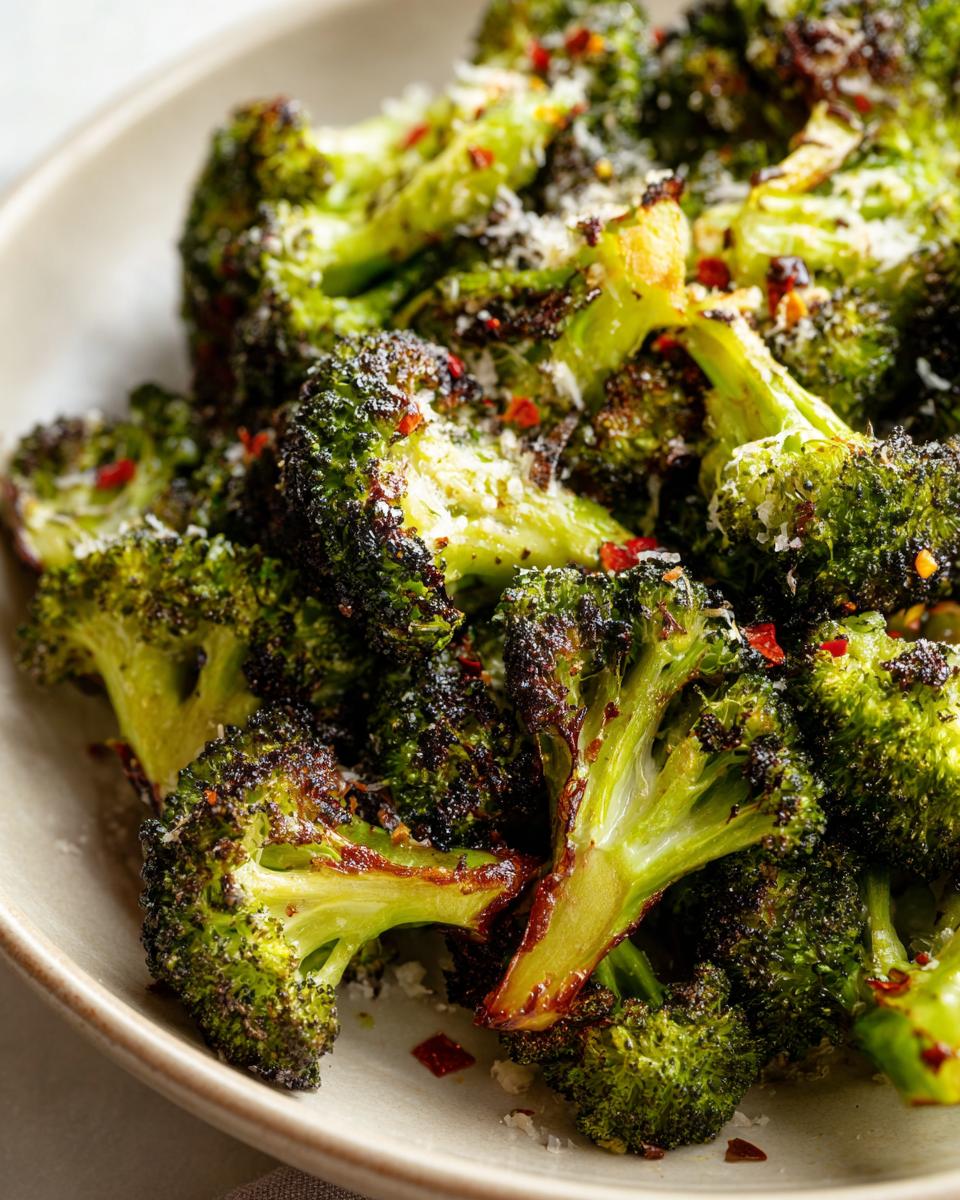 Best garlic parmesan roasted broccoli: 1 secret