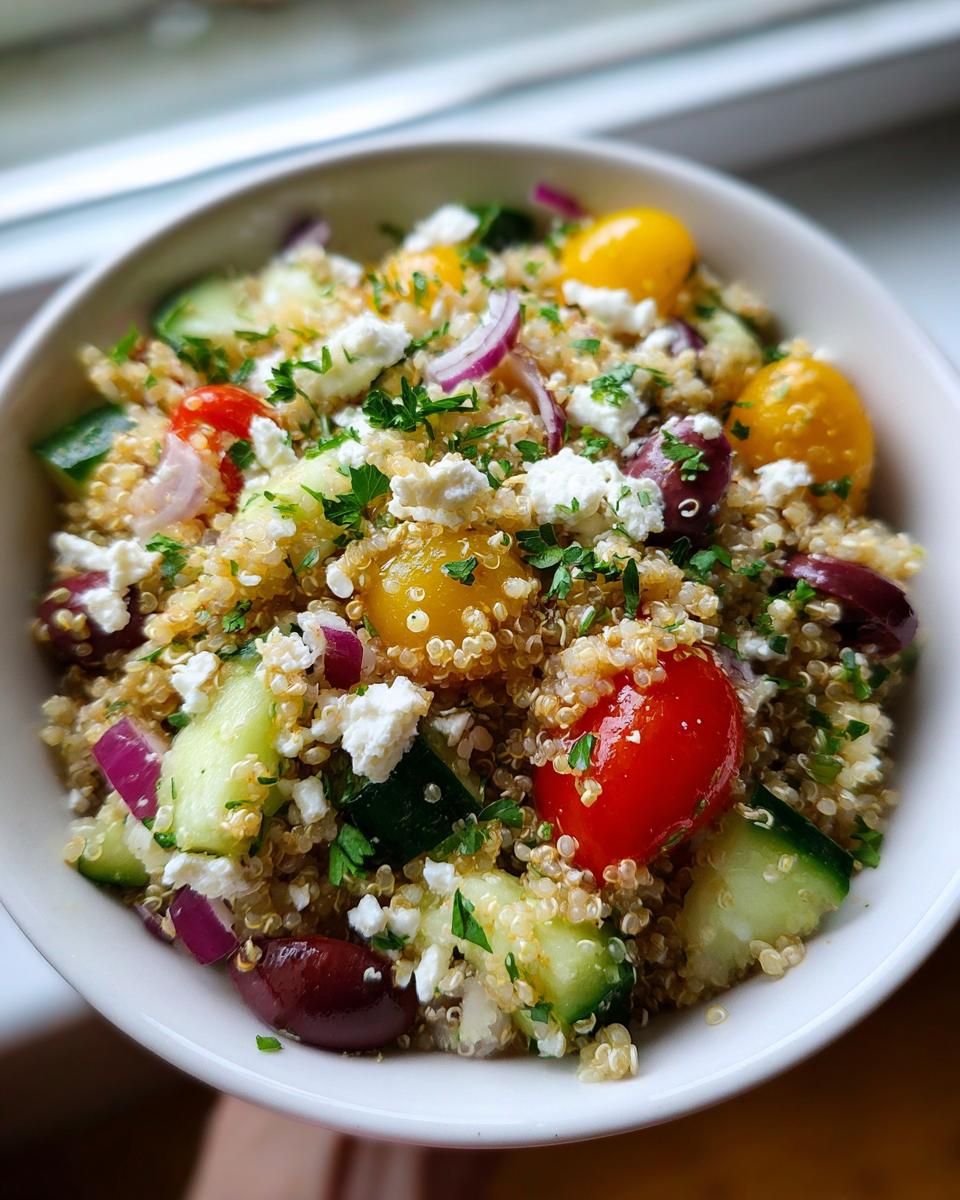 Amazing Greek Quinoa Salad: 1 Delicious Recipe