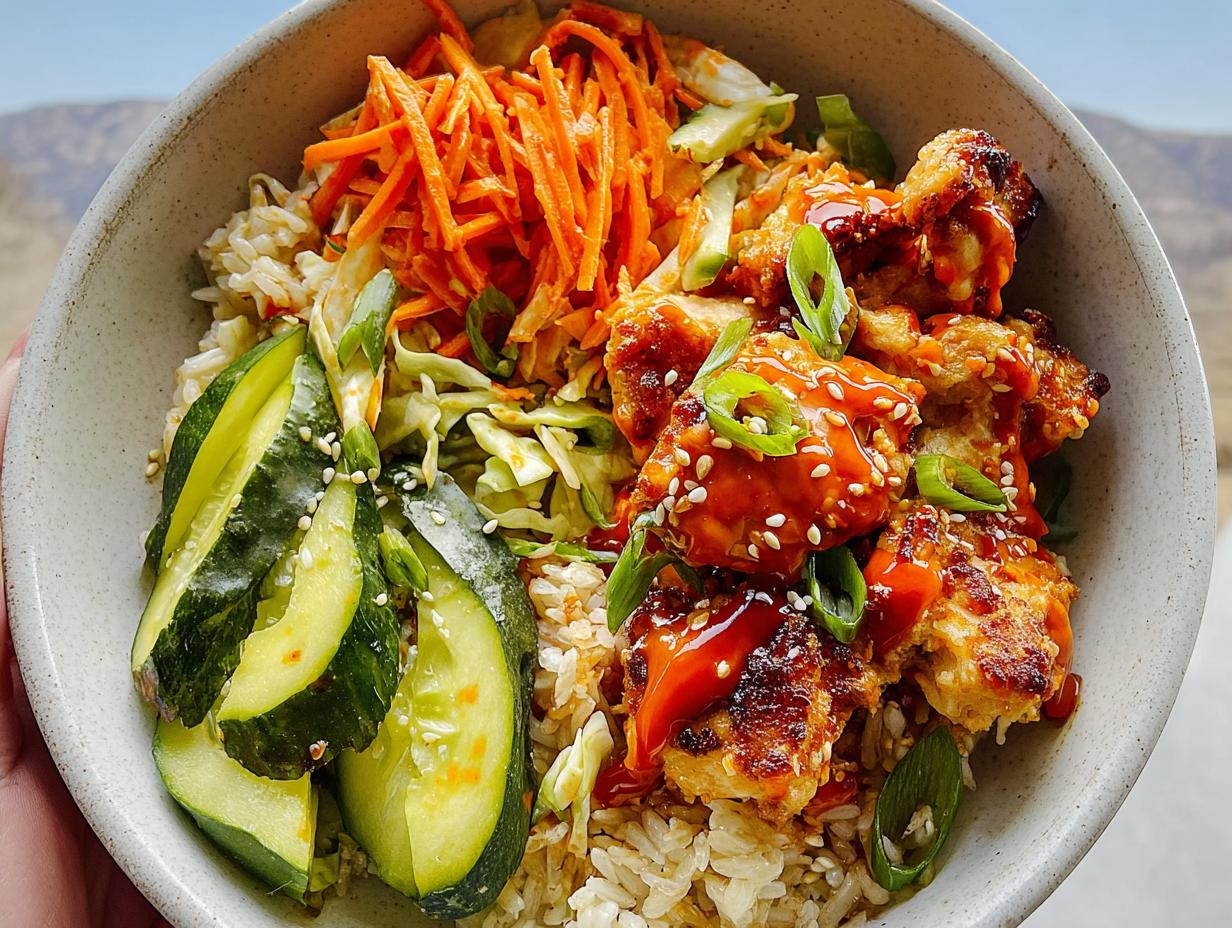 Guiltless 25-Minute Healthy Bang Bang Chicken Bowl
