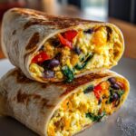 healthy breakfast burritos cut Noob Recipes