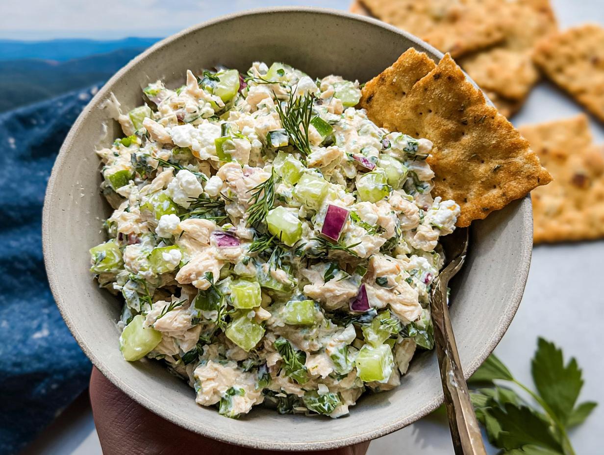 38g Protein Healthy Tzatziki Chicken Salad Now