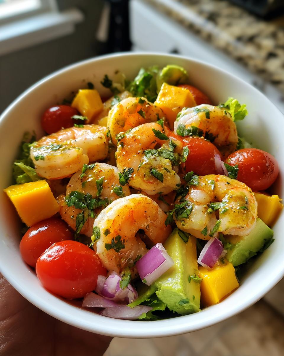 Delicious 30-min mango avocado shrimp salad joy