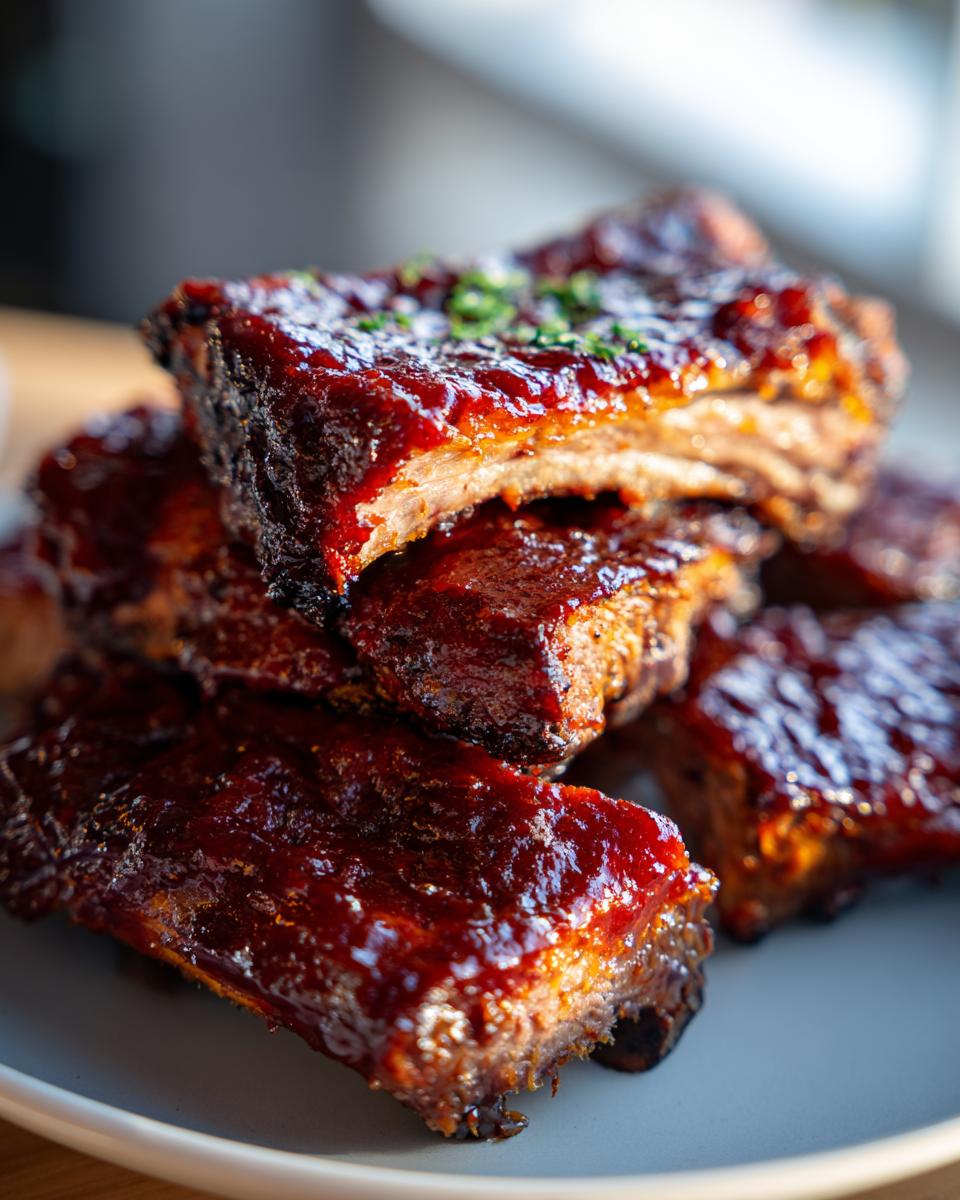 Foolproof slow cooker BBQ ribs: 8 hours!