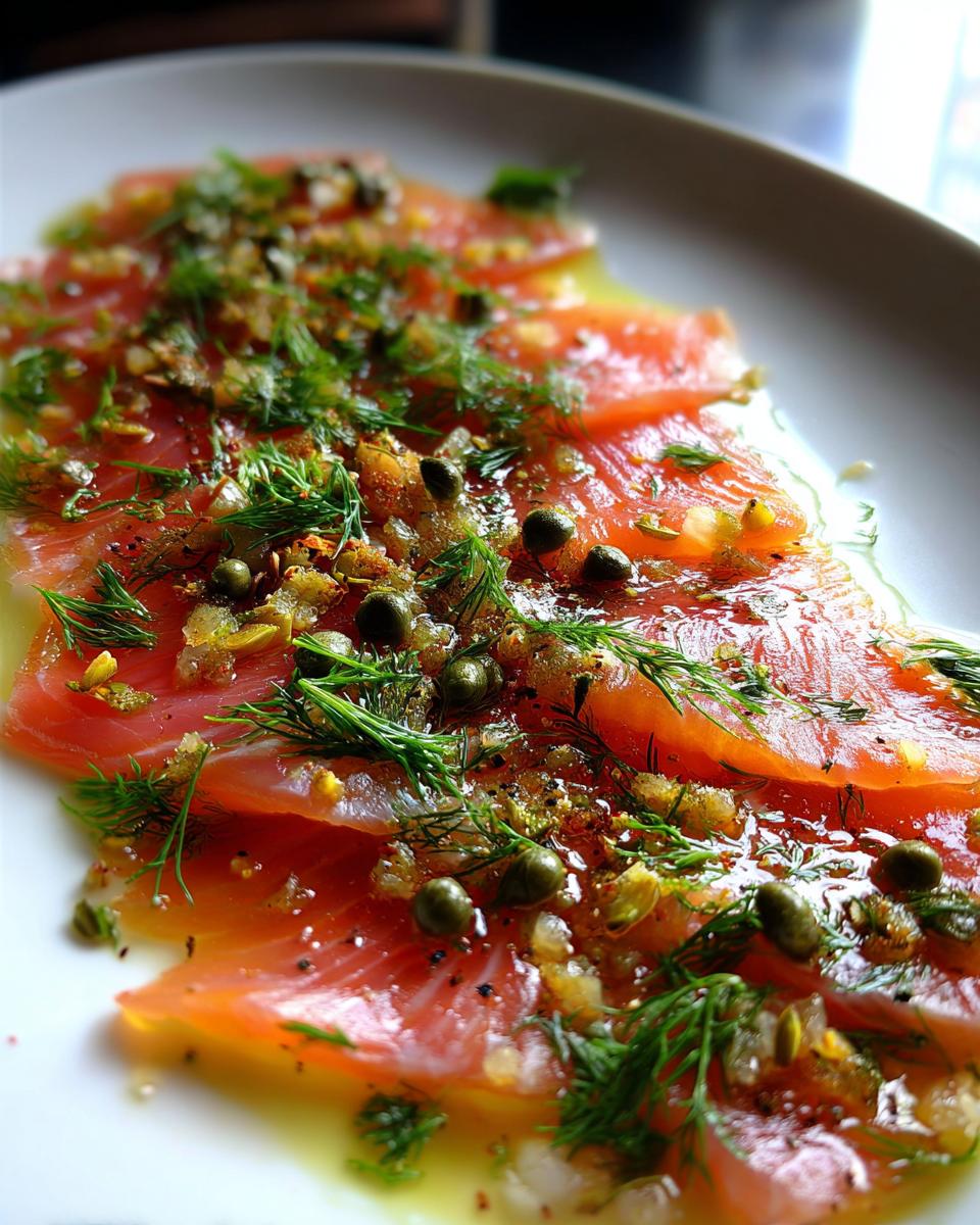 Smoked Salmon Carpaccio: 15 Minute Delight