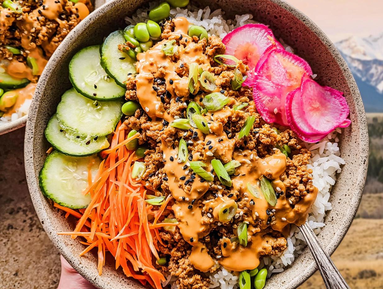 5 Shocking Spicy Bang Bang Ground Turkey Bowls