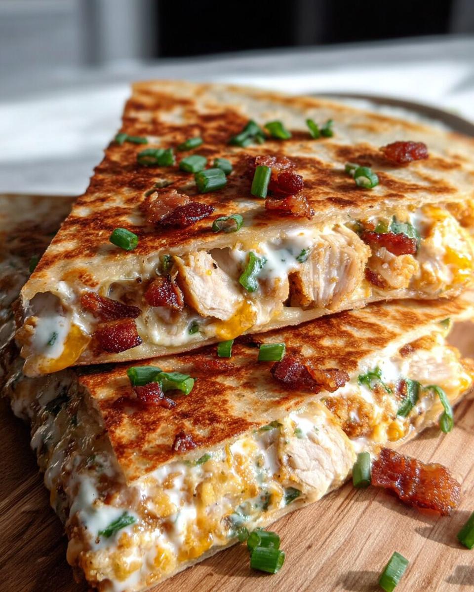 Chicken Ranch Quesadilla with Crispy Chicken - Other 1