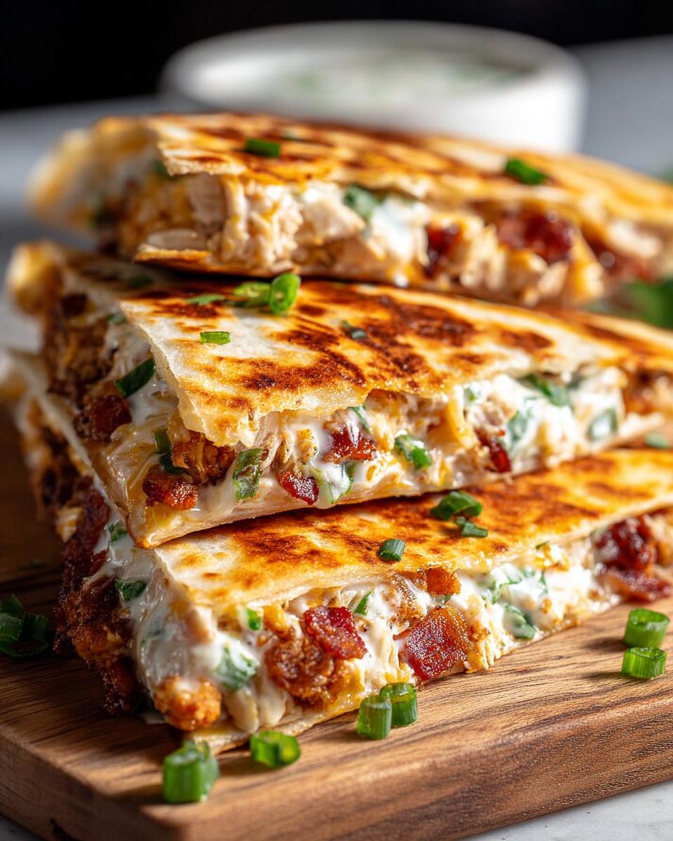Chicken Ranch Quesadilla with Crispy Chicken - Other 2