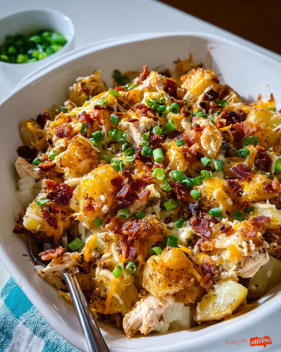 Loaded Potato Ranch Chicken Casserole: Easy Comfort