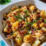 Loaded Potato Ranch Chicken Casserole Recipe - Tasty