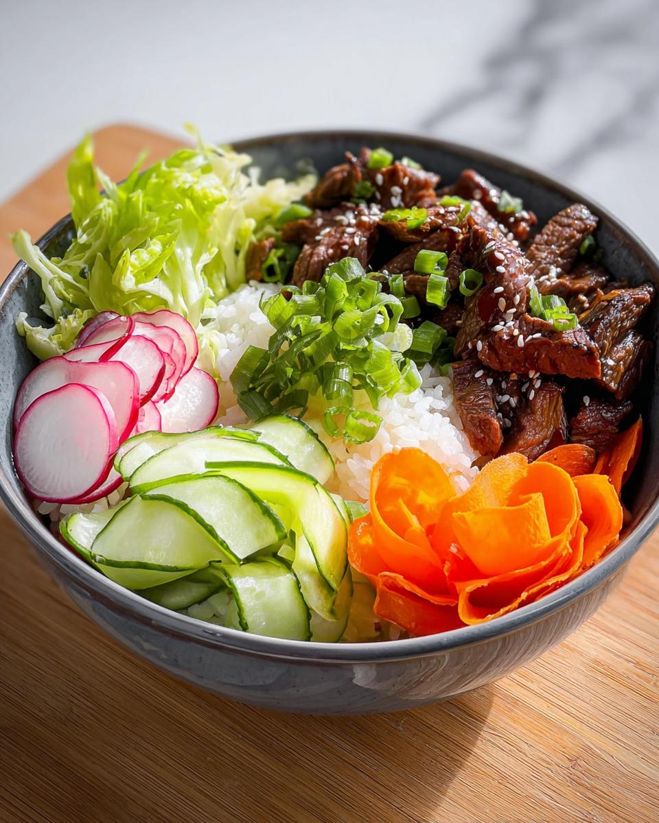 Speedy Teriyaki Beef Poke Bowl Delight 5 Teriyaki Beef Poke Bowl with Rice and Veggies - Other 2