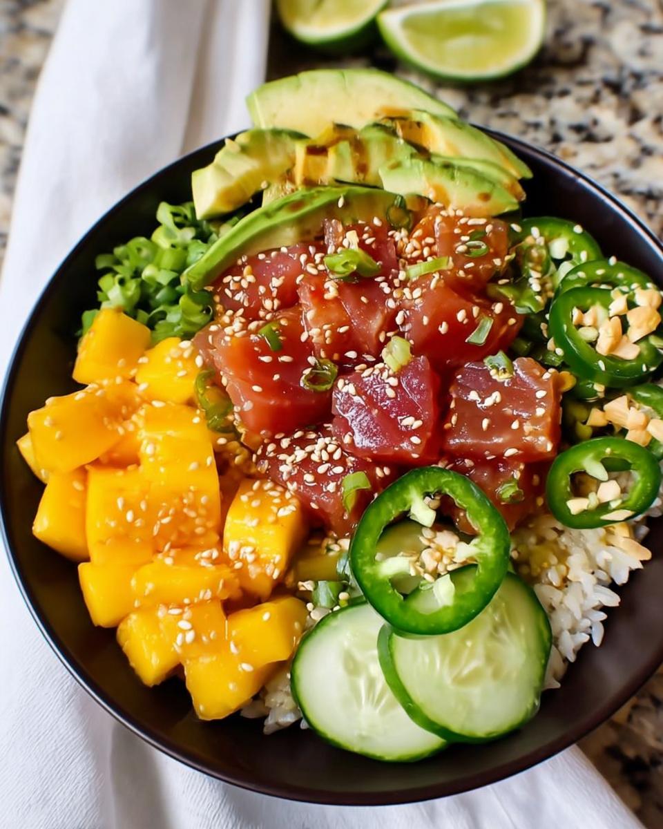 Ahi Poke Bowl: 15-Min Tropical Taste Sensation