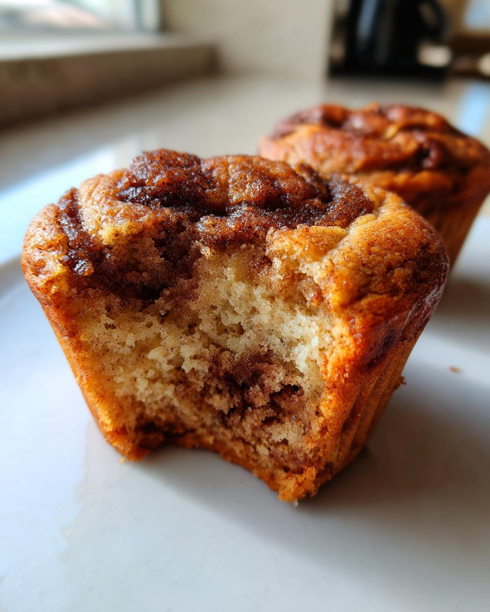 Tender Apple Butter Swirl Muffins