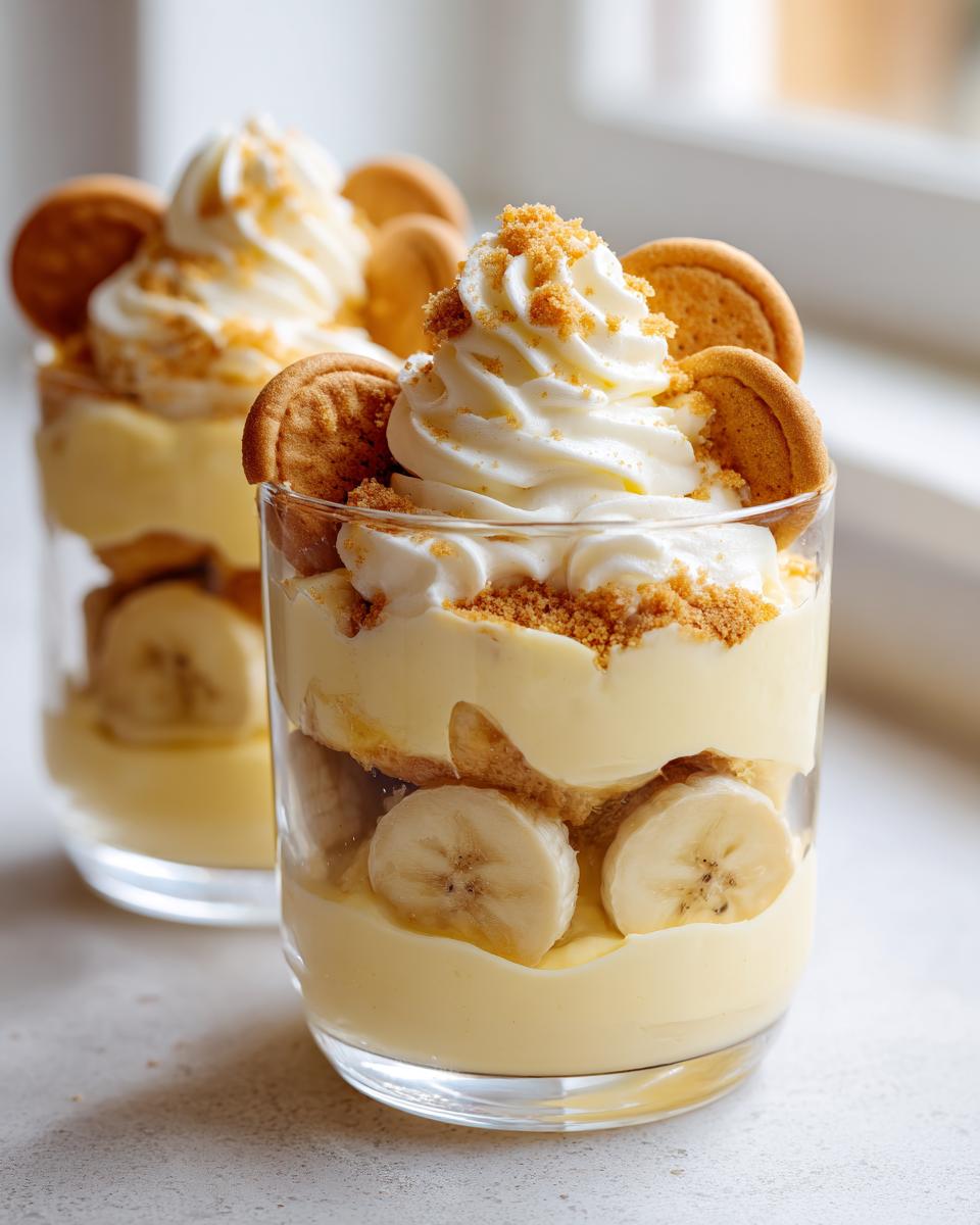 Banana Pudding Parfait Cups: 1 Easy Dessert