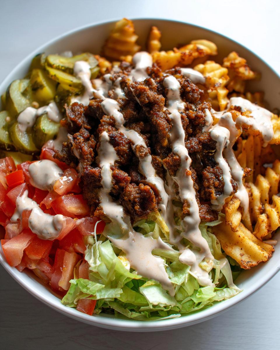 Burger Bowls with Ranch Fries: 30 Min Feast