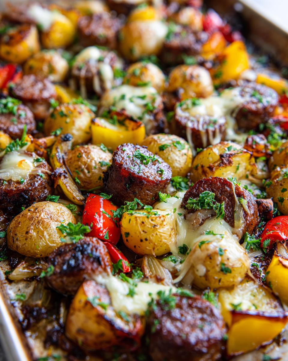 Cheesy Sausage Potato: 1 Pan, Pure Comfort