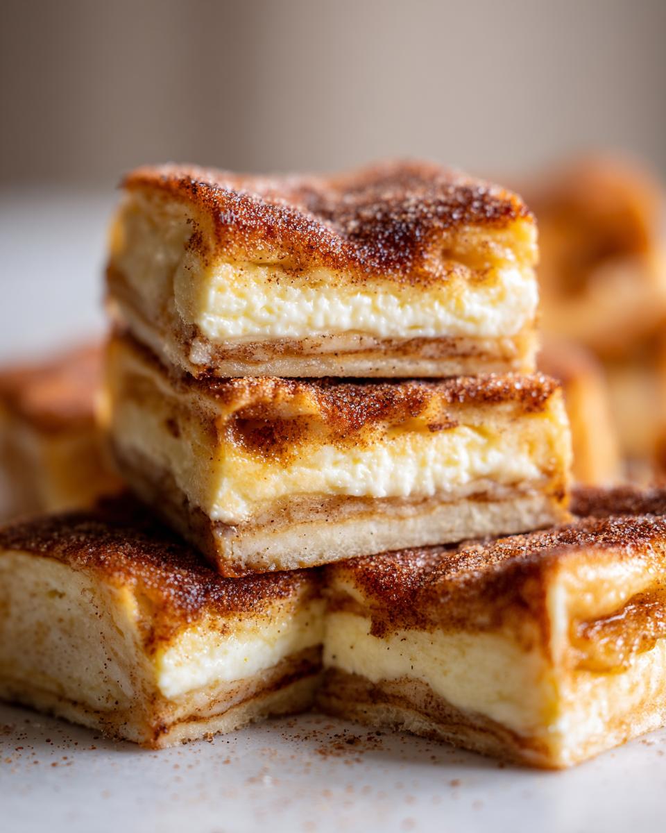 Churro Cheesecake Bars: 1 Divine Cinnamon Sugar Dessert