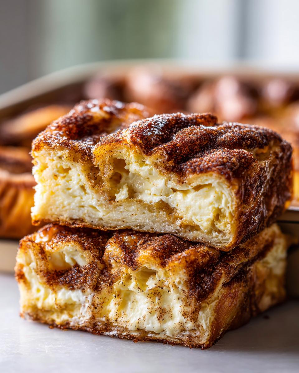 Churro Cream Cheese Danish Bars: 1 Foolproof Treat
