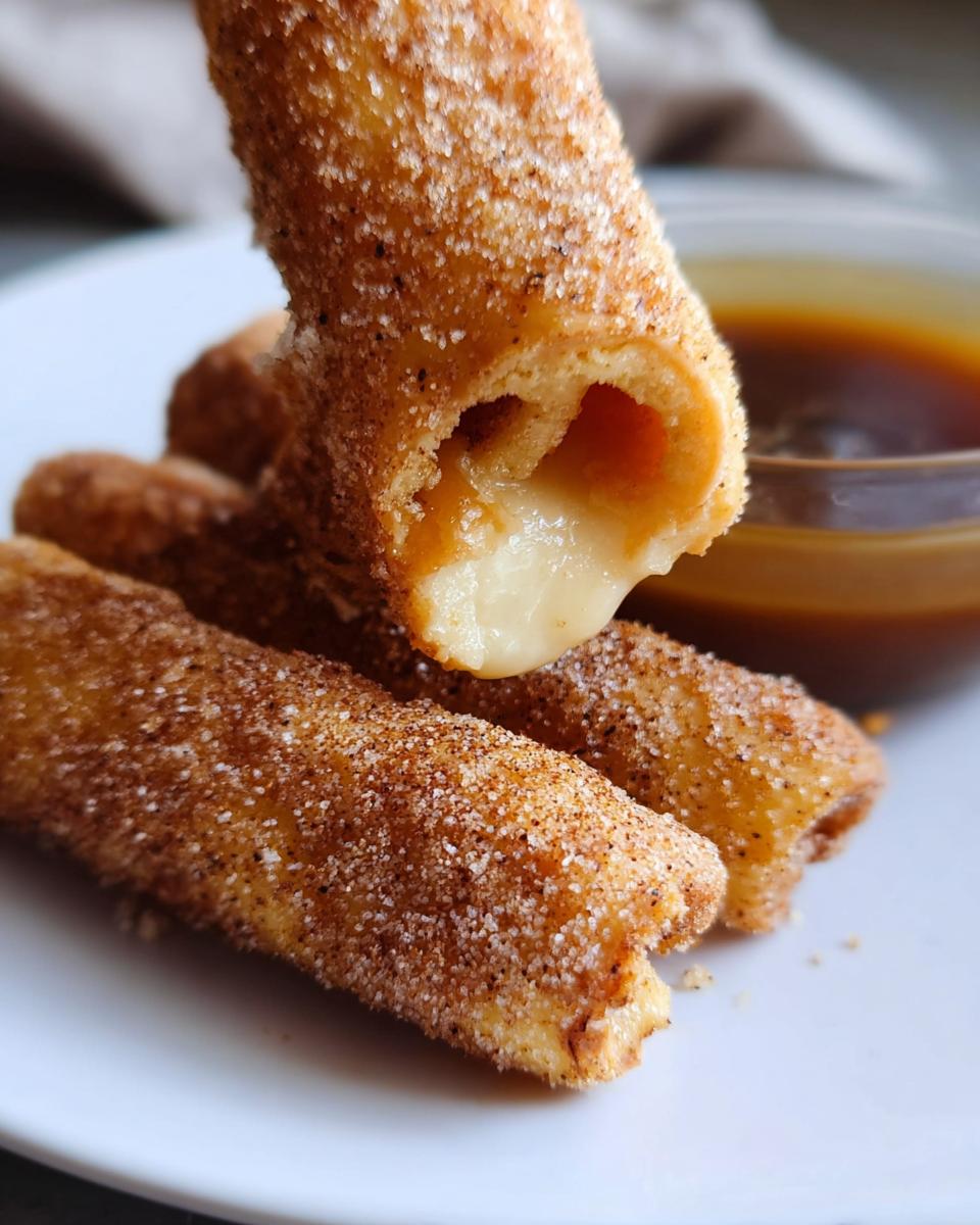 Cream Cheese Churro Rollups: Delicious Easy Dessert