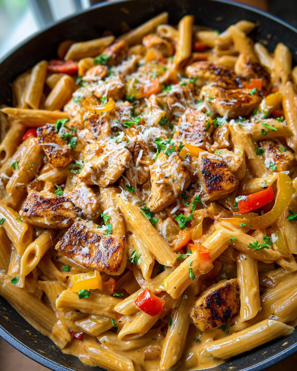 Creamy Cajun Chicken Pasta Skillet: 1 Glorious Dinner