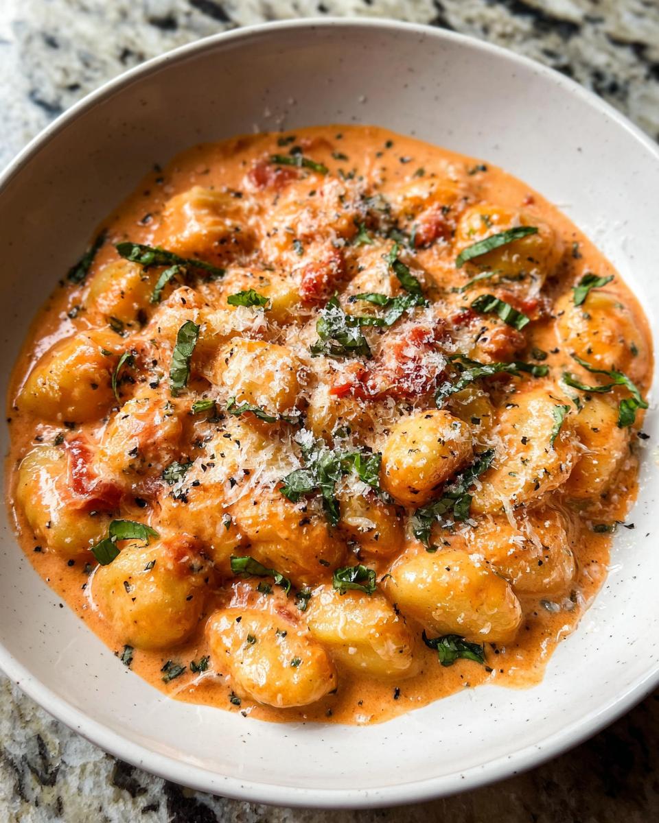 Speedy Creamy Tomato Gnocchi Recipe
