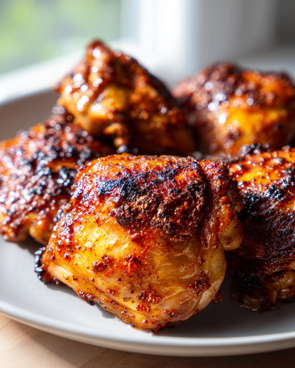 Crispy Air Fryer Chicken Thighs: 1 Easy Dinner