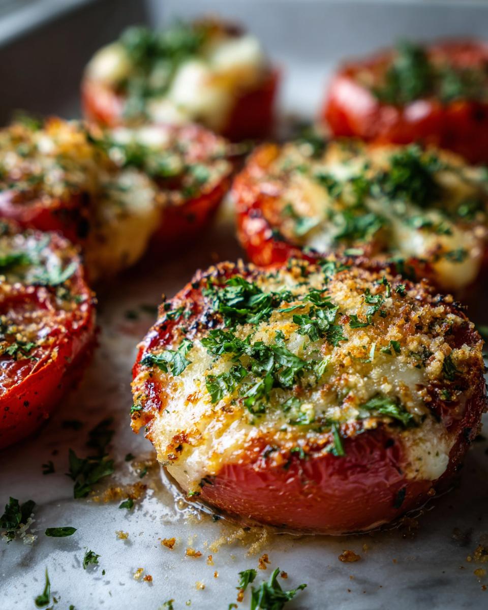 Easy Baked Tomatoes with Cheese: 30 Min Magic