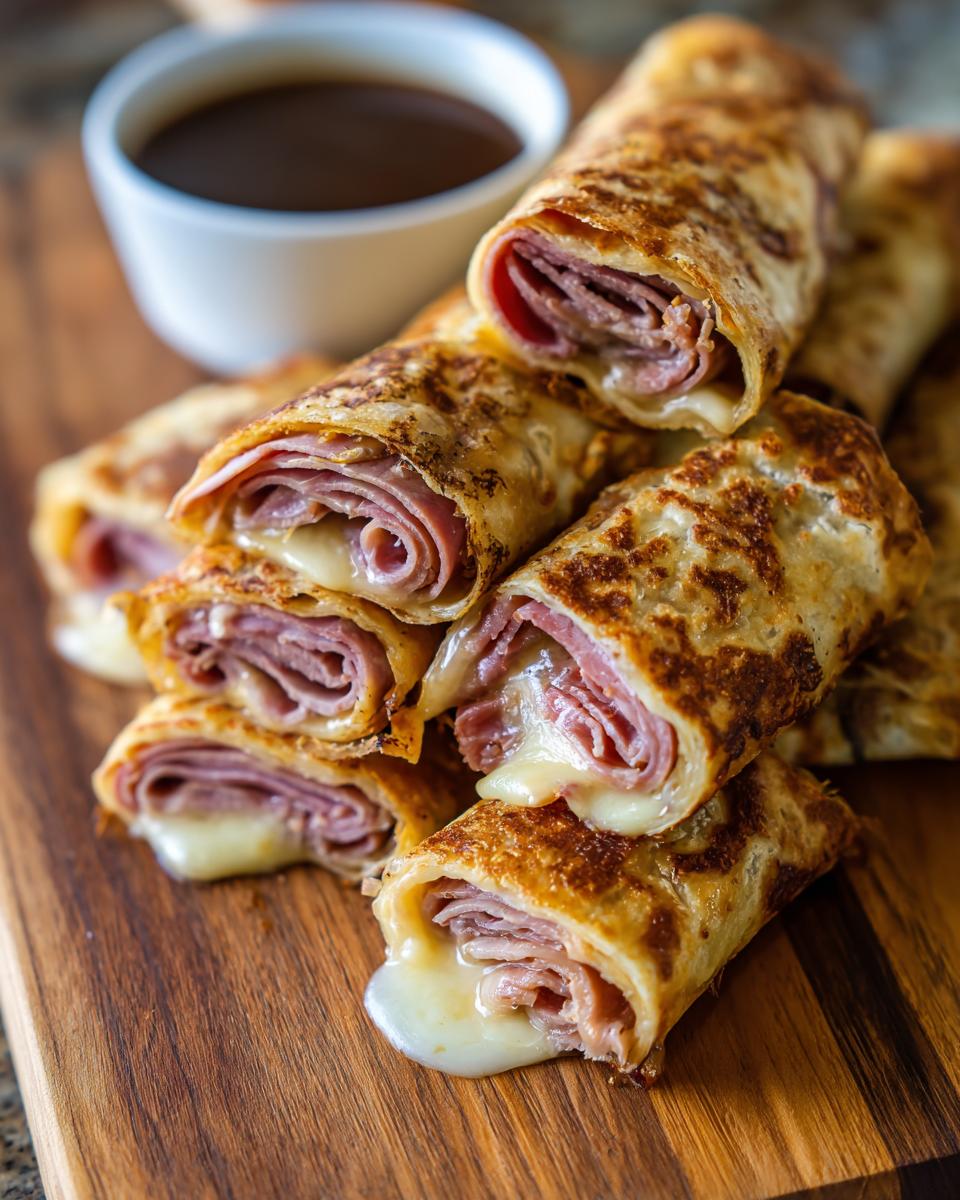 Easy French Dip Tortilla Roll-Ups: 25 Min Recipe