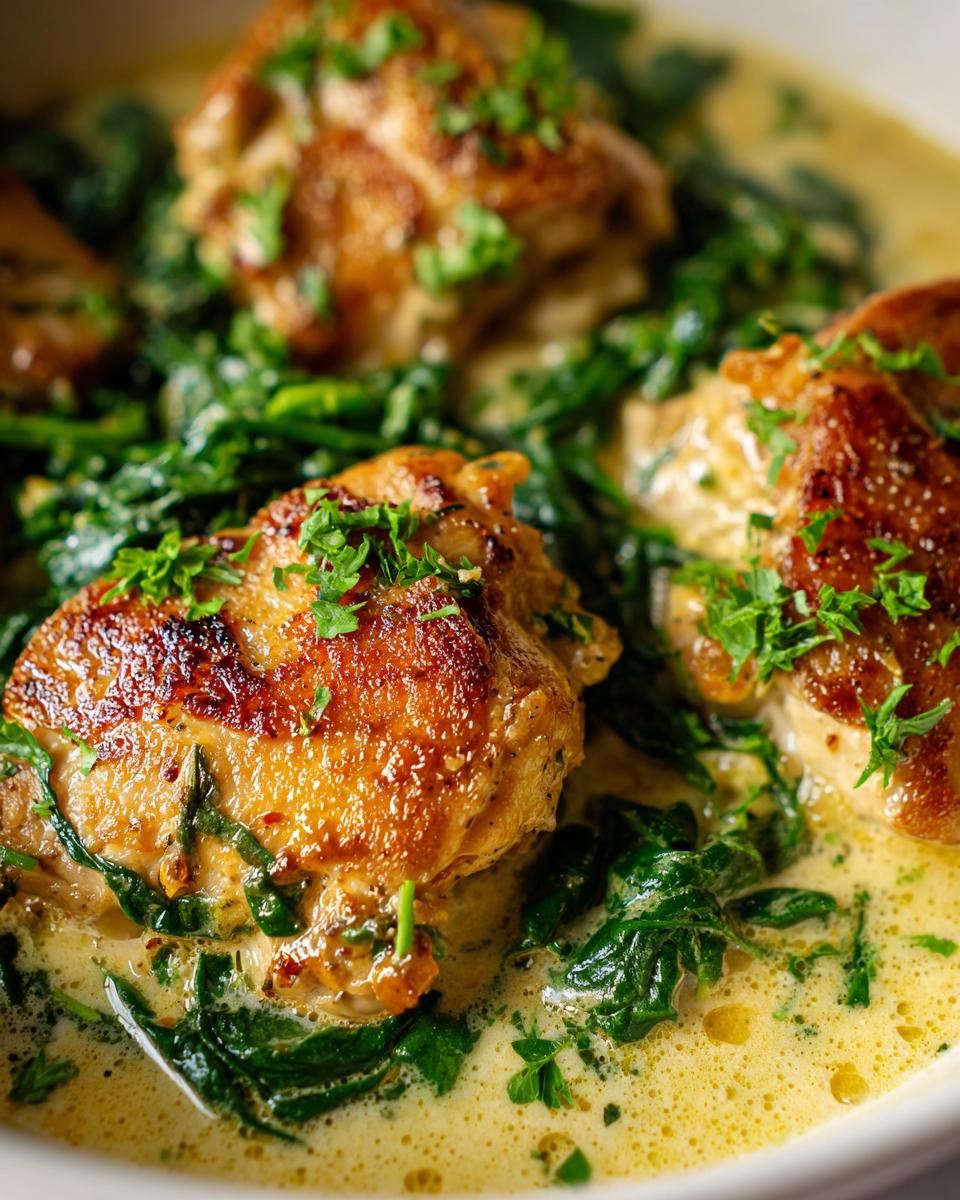 Effortless Creamy Chicken: 1 Skillet Dinner