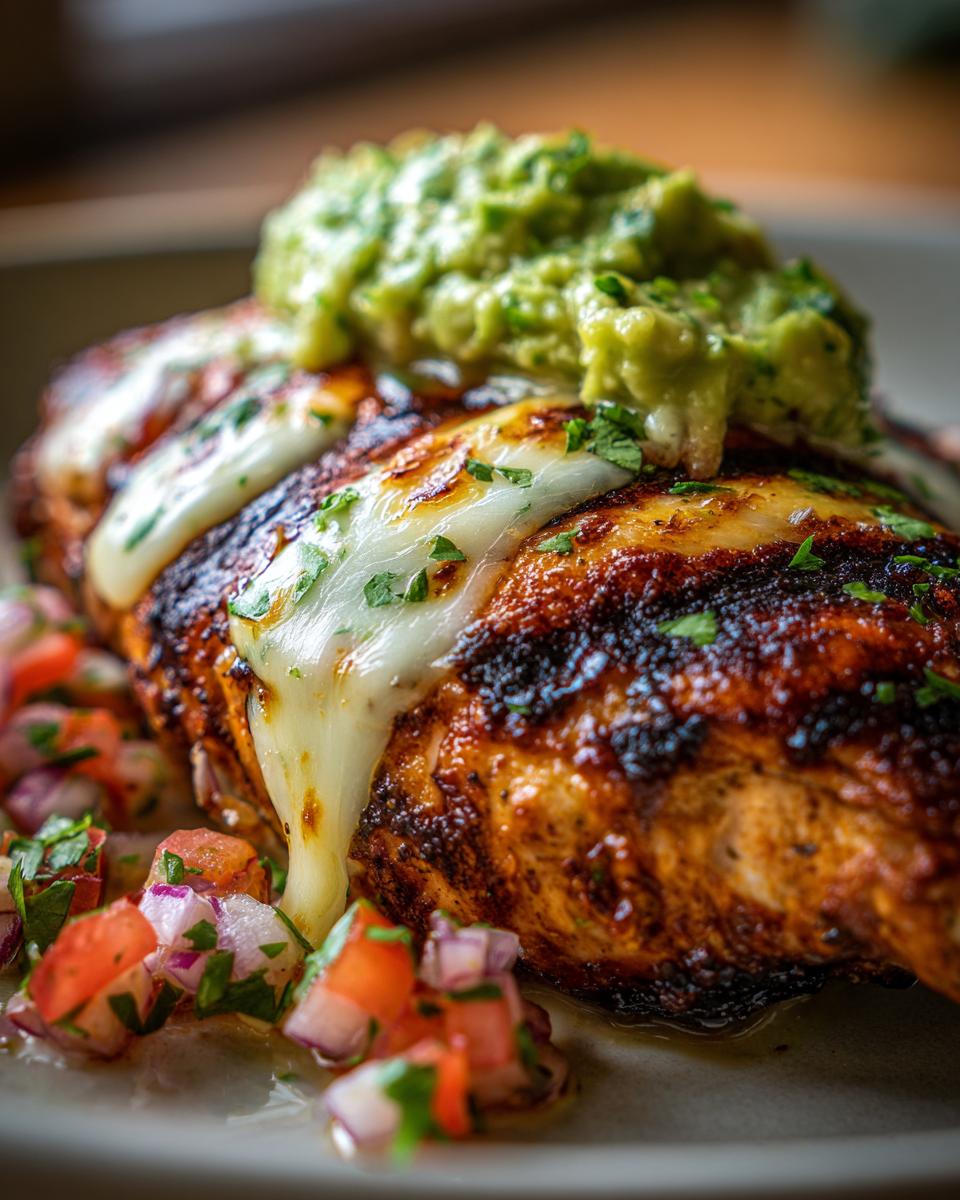 Phenomenal Grilled California Chicken with Guacamole
